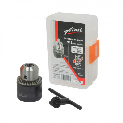 Фото-:Патрон для дрели c ключом №1 Атака